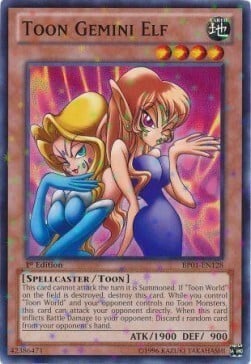 Toon Gemini Elf Card Front