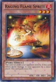 Raging Flame Sprite · Starfoil Rare 136st