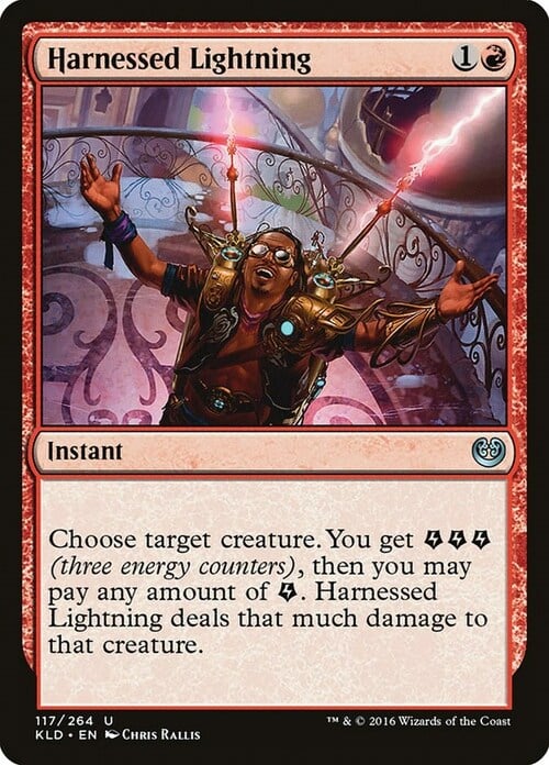 Harnessed Lightning Card Front