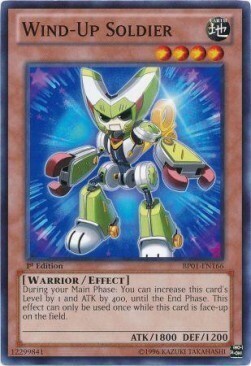 Wind-Up Soldier Card Front