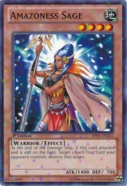 Amazoness Sage Card Front