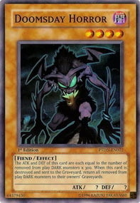 Doomsday Horror Card Front