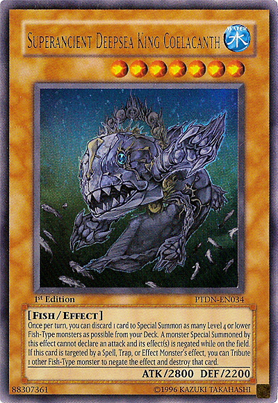 Superancient Deepsea King Coelacanth Card Front
