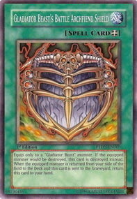 Gladiator Beast's Battle Archfiend Shield Card Front