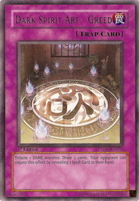 Dark Spirit Art - Greed Card Front