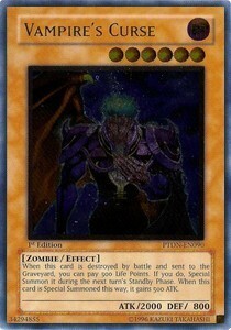 Vampire's Curse Card Front