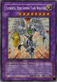 Elemental Hero Shining Flare Wingman Card Front