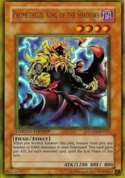 Prometheus, King of the Shadows · Gold Rare 027