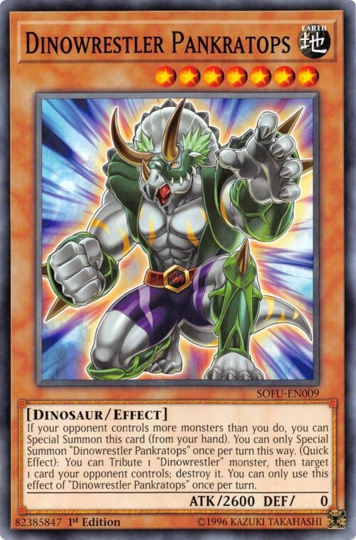 Dinowrestler Pankratopo Card Front