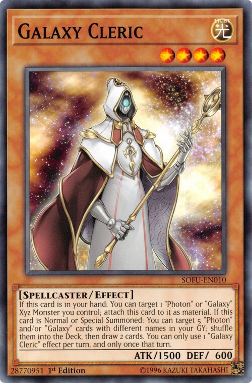 Galaxy Cleric Card Front