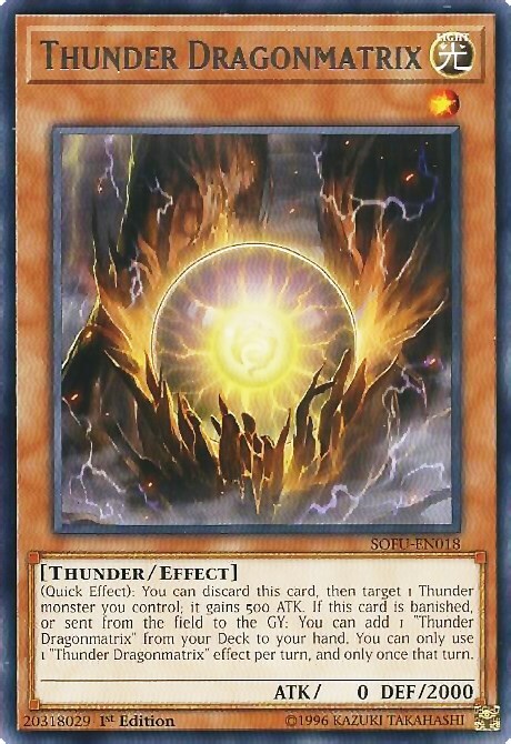 Thunder Dragonmatrix Card Front