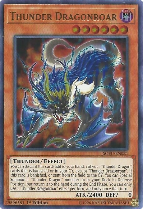 Thunder Dragonroar Card Front