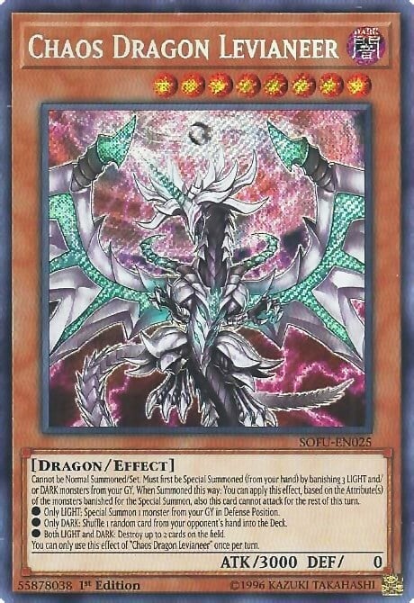 Chaos Dragon Levianeer Card Front