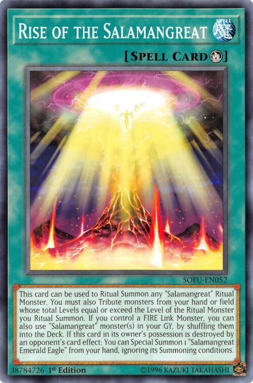 Rise of the Salamangreat Card Front