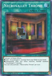 Necrovalley Throne · Super Rare 055