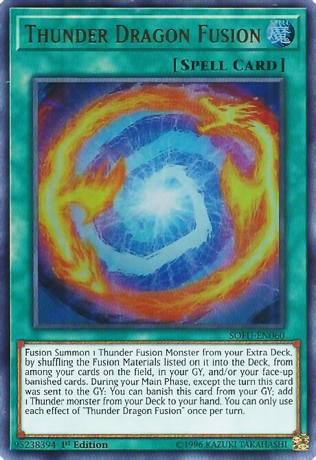 Thunder Dragon Fusion Card Front