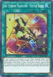 Sky Striker Maneuver - Vector Blast · Super Rare 061