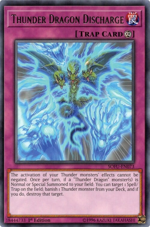 Thunder Dragon Discharge Card Front