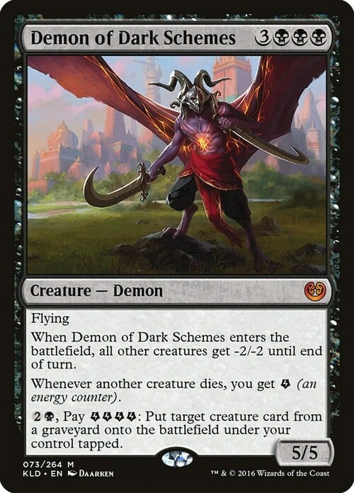 Demon of Dark Schemes Card Front