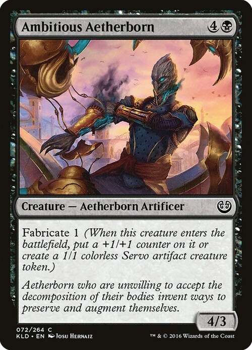 Ambitious Aetherborn Card Front