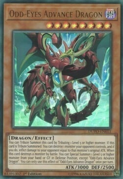 Odd-Eyes Advance Dragon Card Front