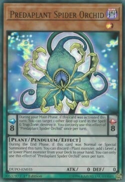 Predaplant Spider Orchid Card Front