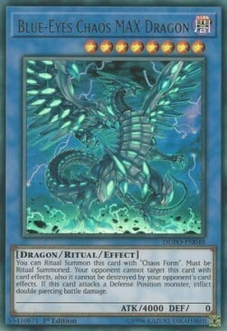 Blue-Eyes Chaos MAX Dragon Card Front