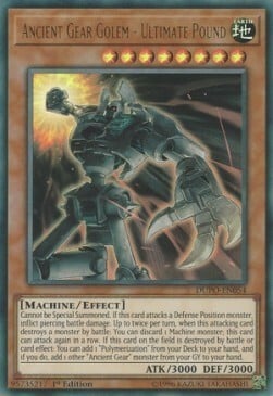 Ancient Gear Golem - Ultimate Pound Card Front