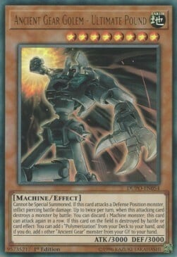 Golem-Ingranaggio Antico - Picchiatore Finale Card Front