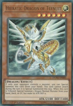 yugioh hieratic deck Hieratic Dragon of Tefnuit Duel Power | Yu-Gi-Oh!