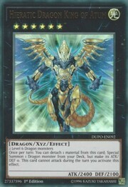 Hieratic Dragon King of Atum · Ultra Rare 092