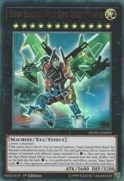 Super Quantal Mech King Great Magnus Card Front