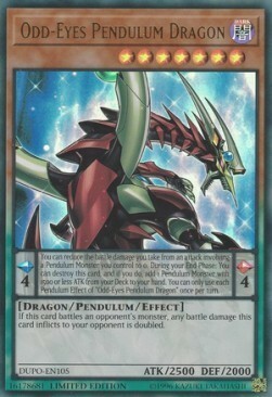 Odd-Eyes Pendulum Dragon Card Front