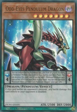 Drago Pendulum Occhi Diversi Card Front