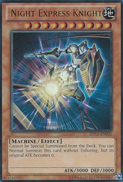 Night Express Knight Card Front