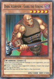 Dark Scorpion - Gorg the Strong · Common 011