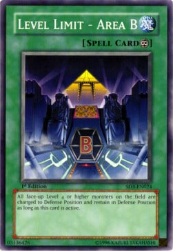 Level Limit - Area B Card Front