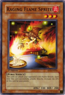 yugioh pyro structure deck Blaze of Destruction 1st Edition Raging Flame Sprite Structure Deck: