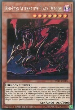 Red-Eyes Alternative Black Dragon Card Front