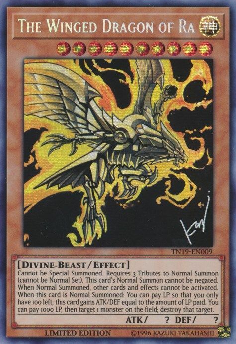 The Winged Dragon of Ra Card Front