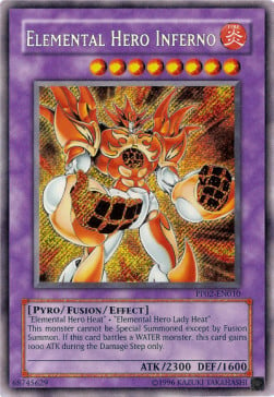 Elemental Hero Inferno Card Front