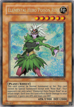 Elemental Hero Poison Rose Card Front
