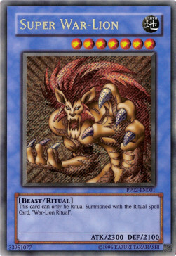 Super War-Lion Card Front