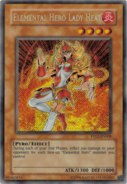 Elemental Hero Lady Heat · Secret Rare 008sec
