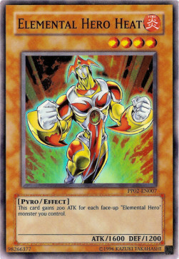 Elemental HERO Heat Card Front