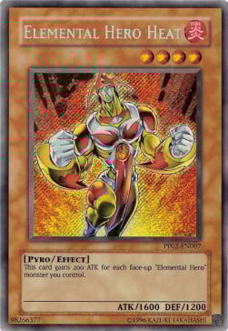 Elemental HERO Heat Card Front