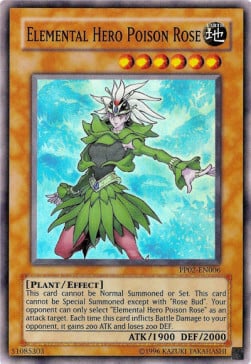 Elemental Hero Poison Rose Card Front