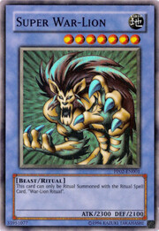 Super War-Lion · Super Rare 001