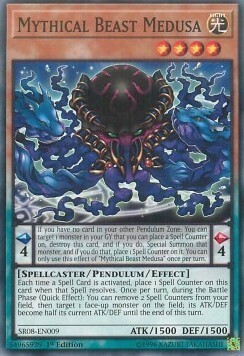 Mythical Beast Medusa Card Front