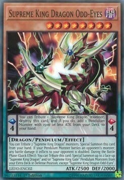 Supreme King Dragon Odd-Eyes Card Front
